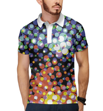 Мужское Рубашка поло Color pattern