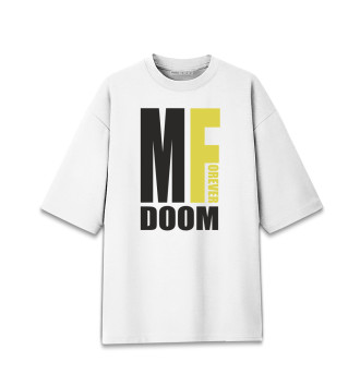 Женская Хлопковая футболка оверсайз MF Doom Forever