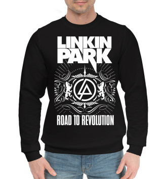 Мужской Хлопковый свитшот Linkin Park