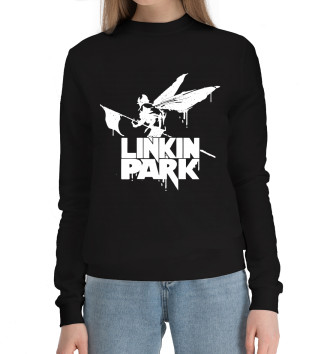Женский Хлопковый свитшот Linkin park