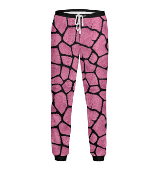 Мужские Спортивные штаны Шерсть  розового жирафа