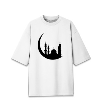 Мужская Хлопковая футболка оверсайз Ислам