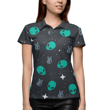 Женское Рубашка поло Aliens