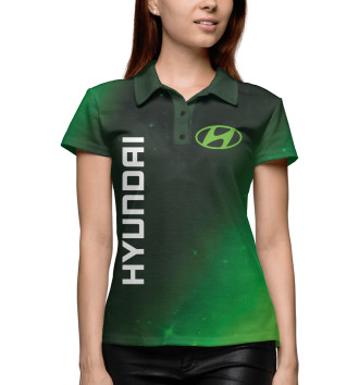 Женское Рубашка поло Hyundai / Хендай