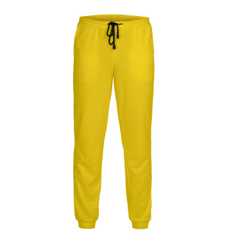 Мужские Спортивные штаны BTS логотип желтый