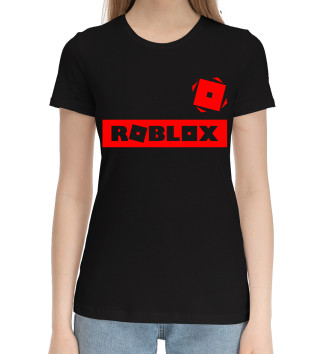 Женская Хлопковая футболка Roblox