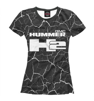 Женская Футболка Хаммер GMC - H2