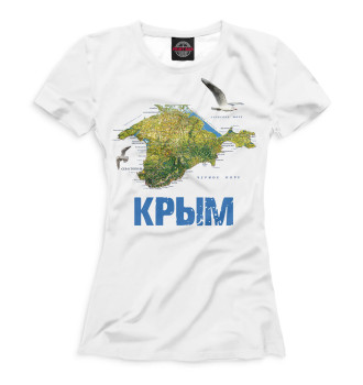 Женская Футболка Крым