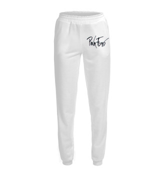 Женские Спортивные штаны Pink Floyd: Пинк Флойд надпись на белом