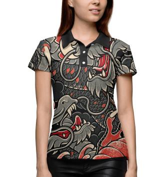 Женское Рубашка поло Samurai