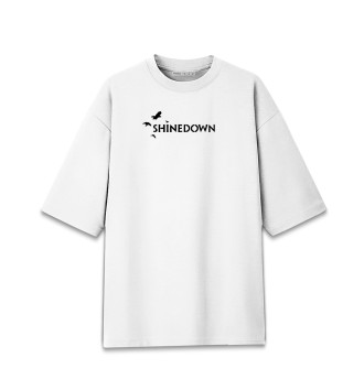 Женская Хлопковая футболка оверсайз Shinedown