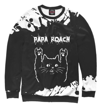Женский Свитшот Papa Roach | Рок Кот