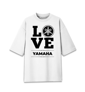 Женская Хлопковая футболка оверсайз Yamaha Love Classic