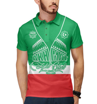 Мужское Рубашка поло Ахмат Чечня