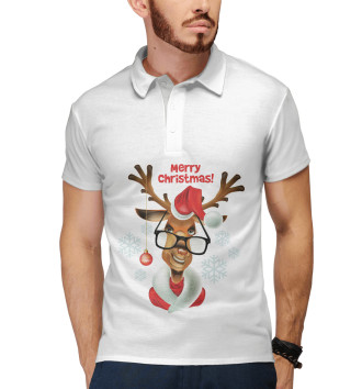 Мужское Рубашка поло Merry Christmas