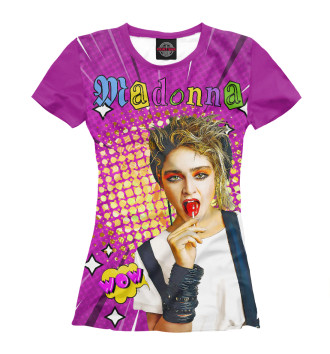 Женская Футболка Madonna 80s Pop Art