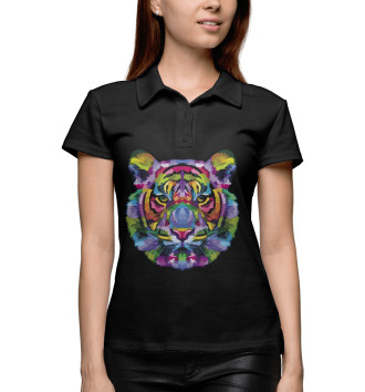 Женское Рубашка поло Color tiger