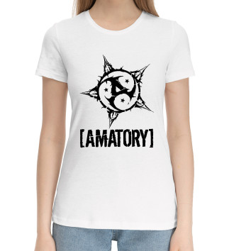 Женская Хлопковая футболка Amatory