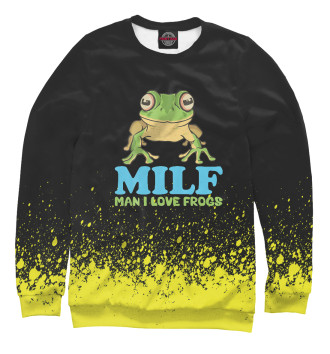 Женский Свитшот MILF Man I Love Frogs