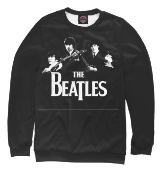 Мужской Свитшот The Beatles черный фон