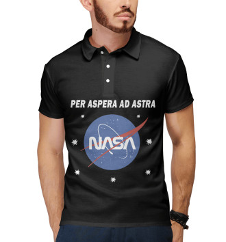 Мужское Рубашка поло NASA
