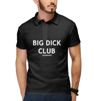 Мужское Рубашка поло BIG DICK CLUB LEGENDARY