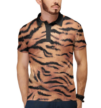 Мужское Рубашка поло В шкуре тигра