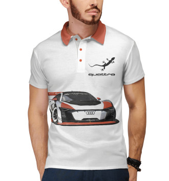 Мужское Рубашка поло Audi quattro