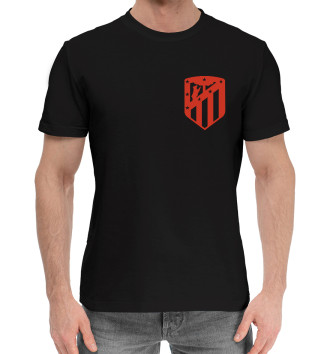 Мужская Хлопковая футболка Atletico Madrid