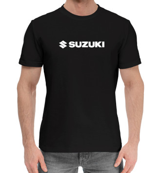 Мужская Хлопковая футболка Suzuki