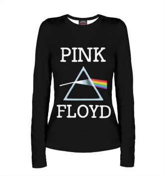 Женский Лонгслив Pink Floyd радуга