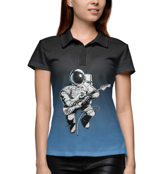 Женское Рубашка поло Space rock