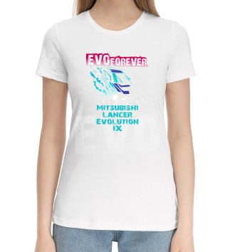 Женская Хлопковая футболка EVO9