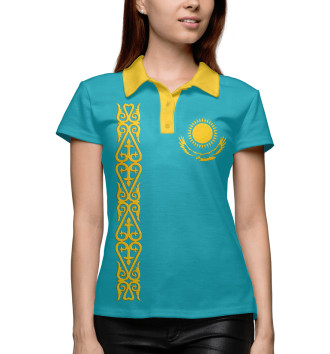 Женское Рубашка поло Казахстан